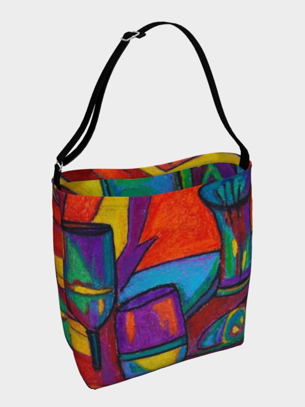 Still Life Dinner Abstract Art Tote Bag